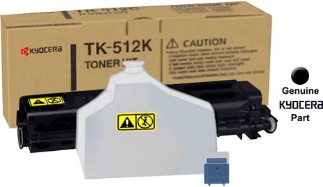 Kyocera TK-512K TK512K 1T02F30US0 Toner Cartridge Black ECOSYS FS